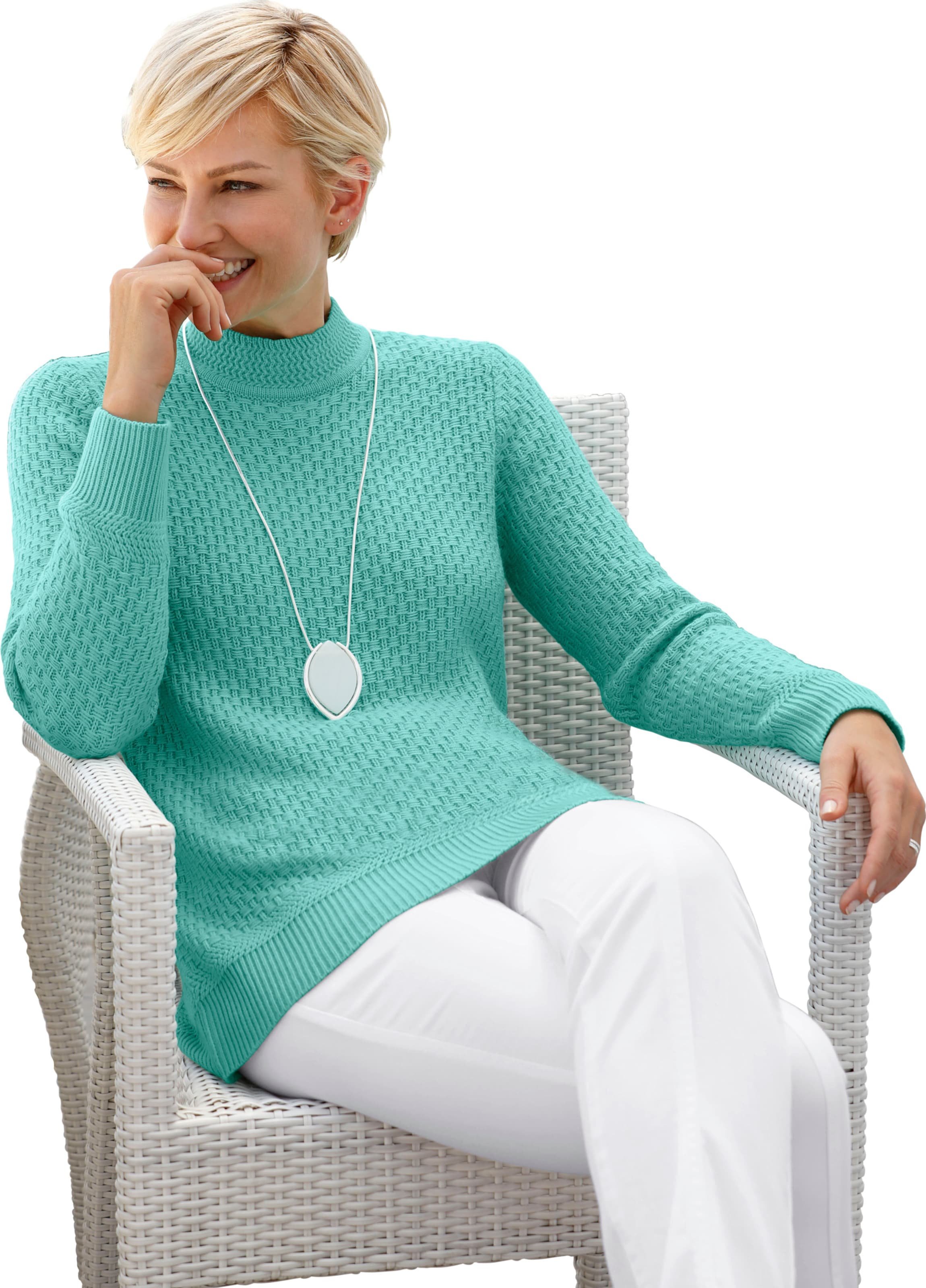 Thumbnail - Stehkragenpullover