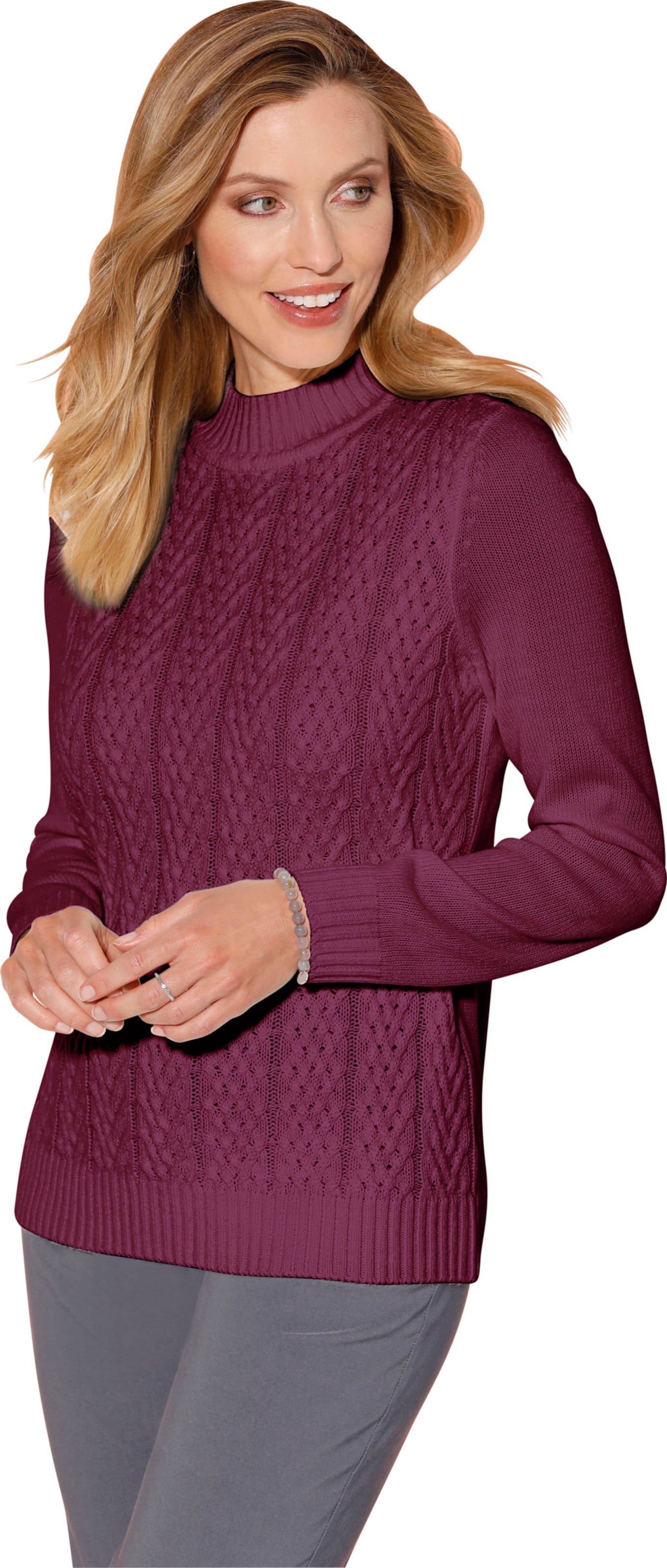 Thumbnail - Stehkragenpullover