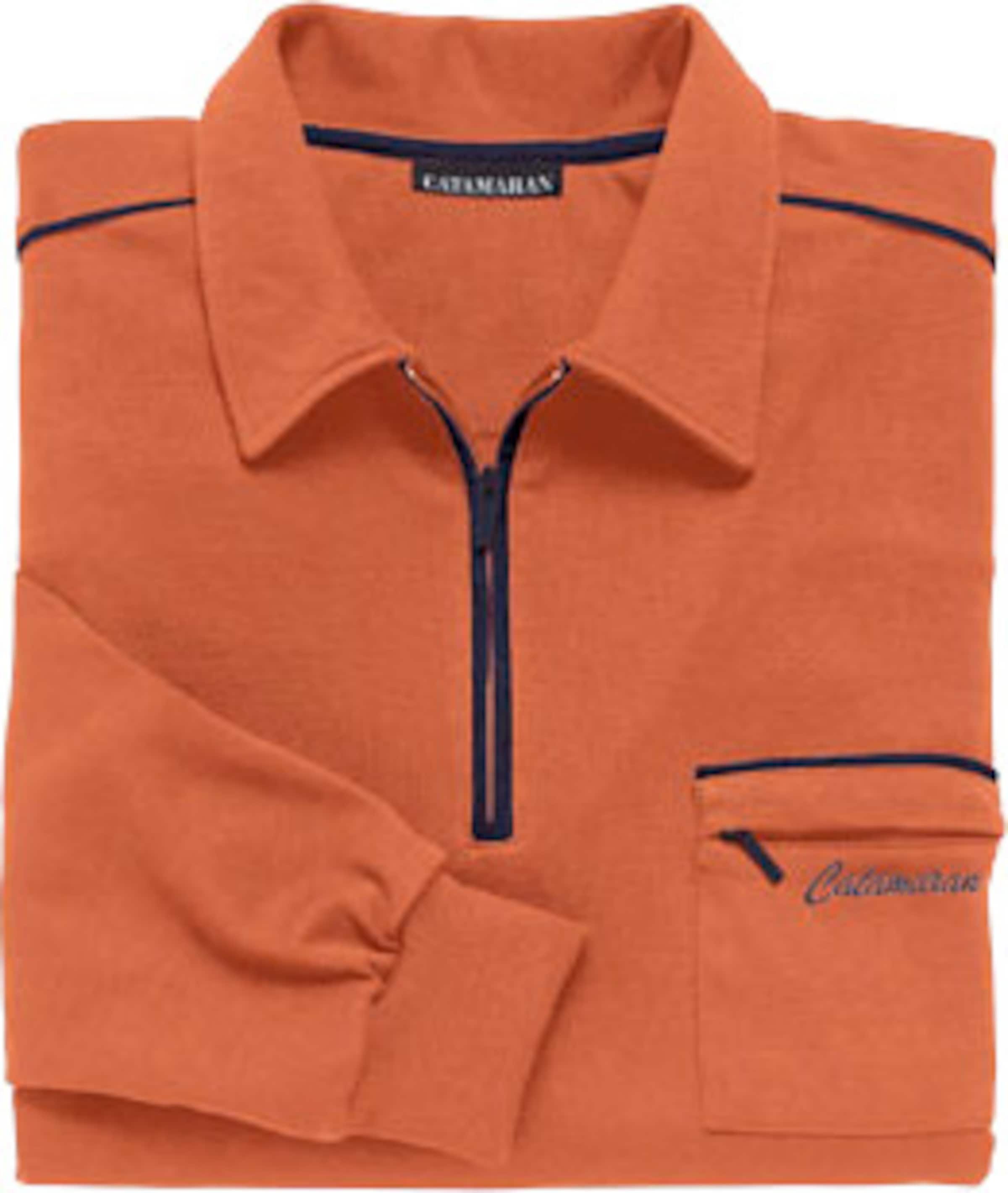 Langarm-Poloshirt