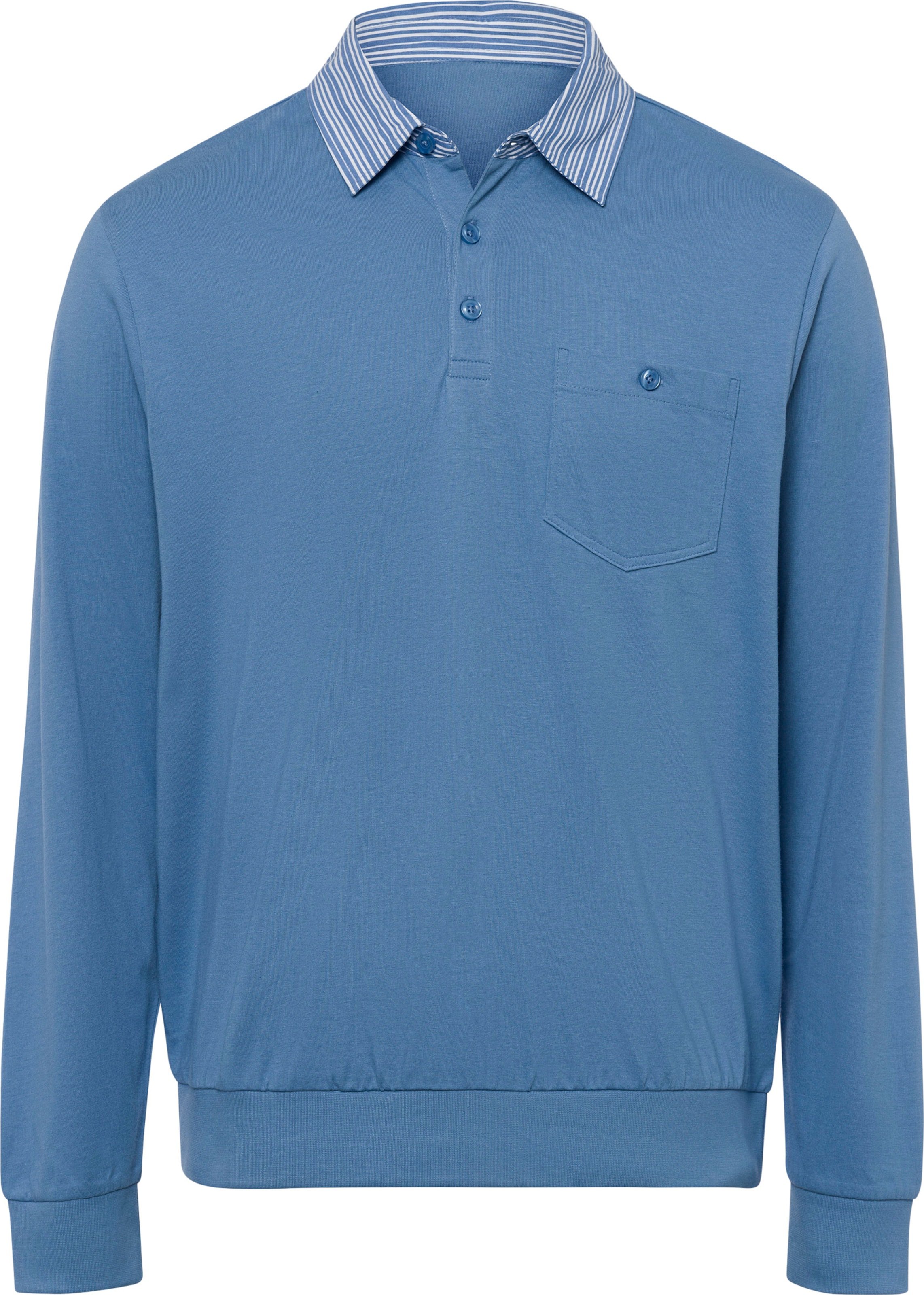 Thumbnail - Langarm-Poloshirt