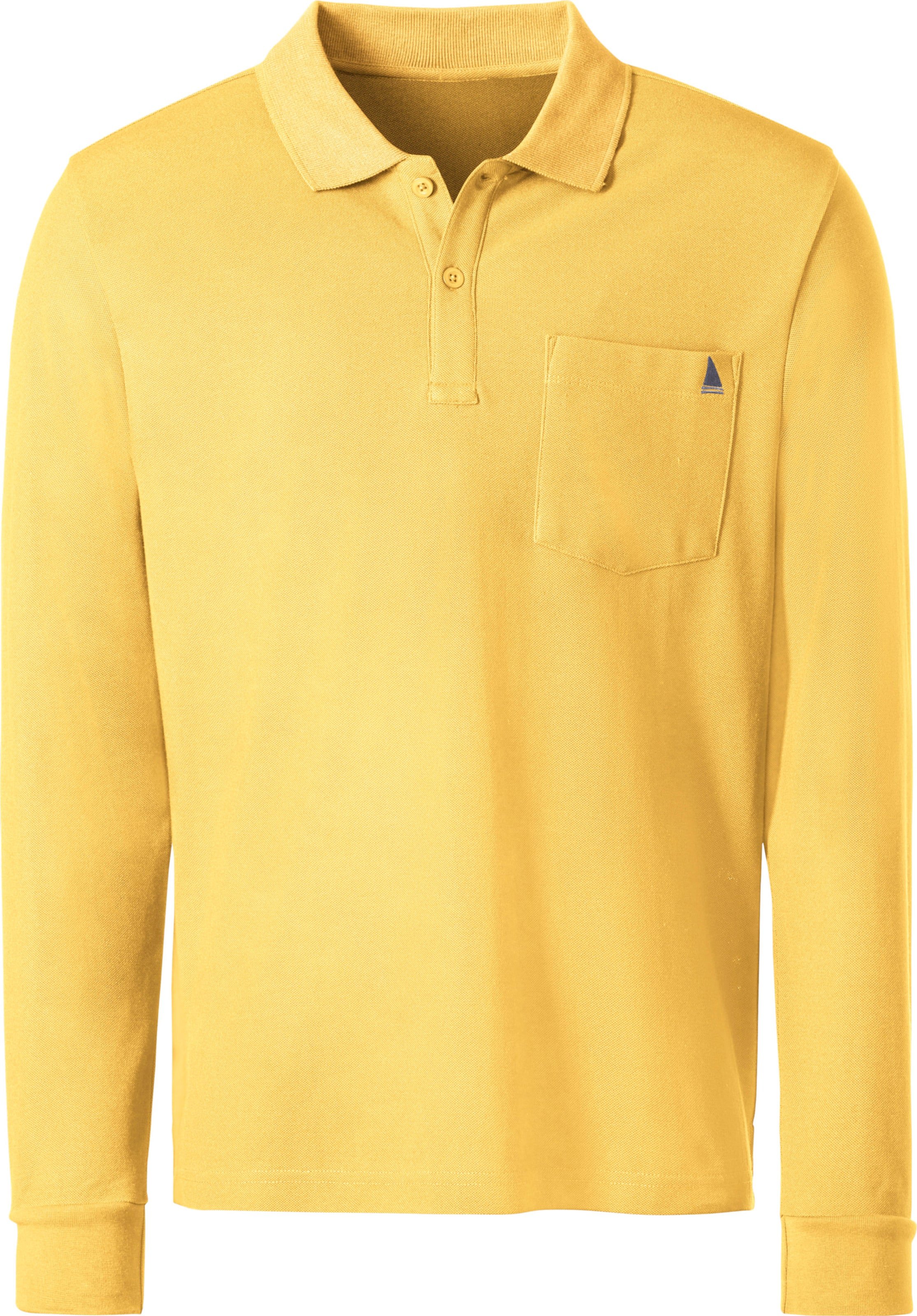 Langarm-Poloshirt