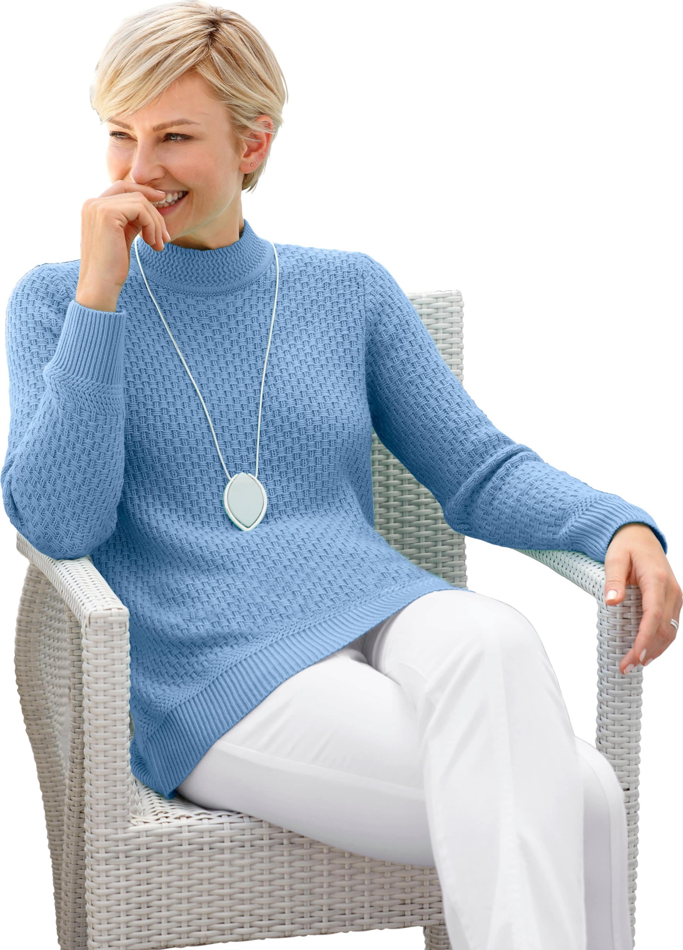 Thumbnail - Stehkragenpullover