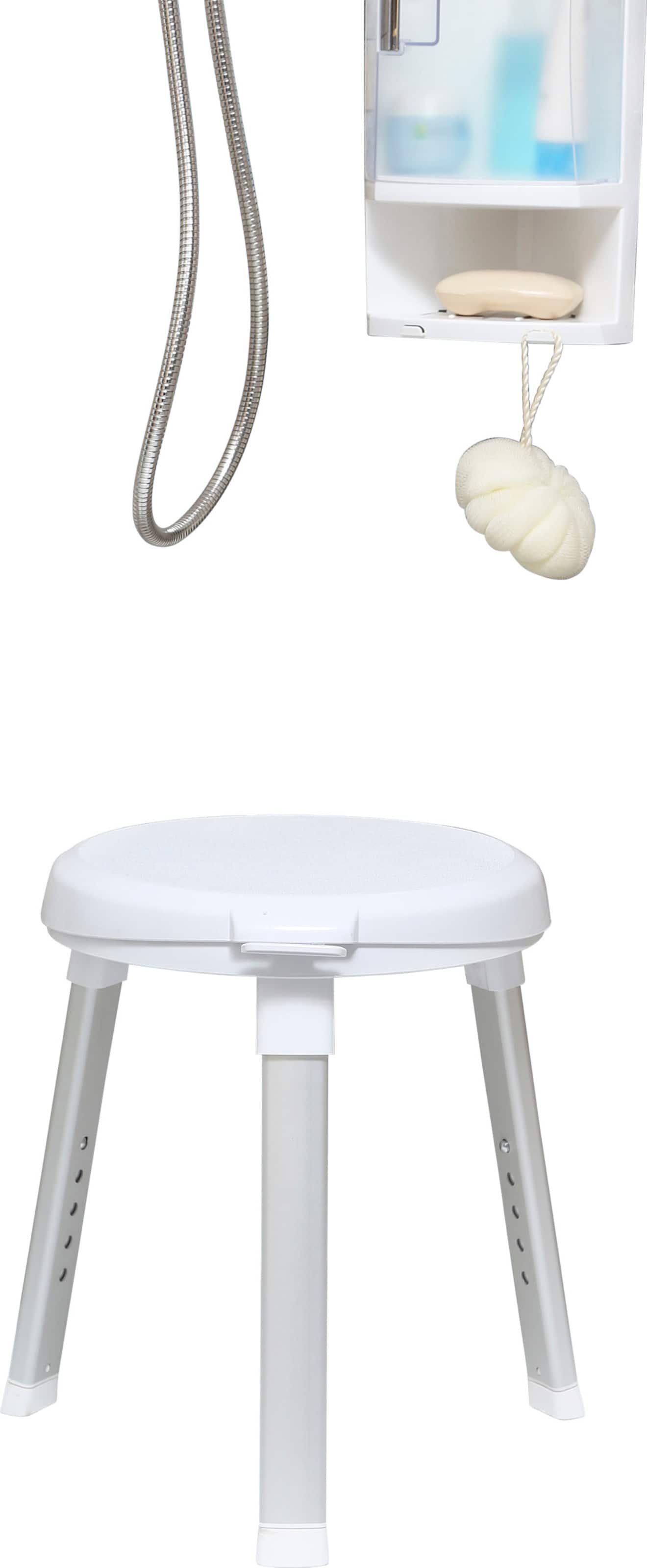 Duschhocker mit Drehsitz