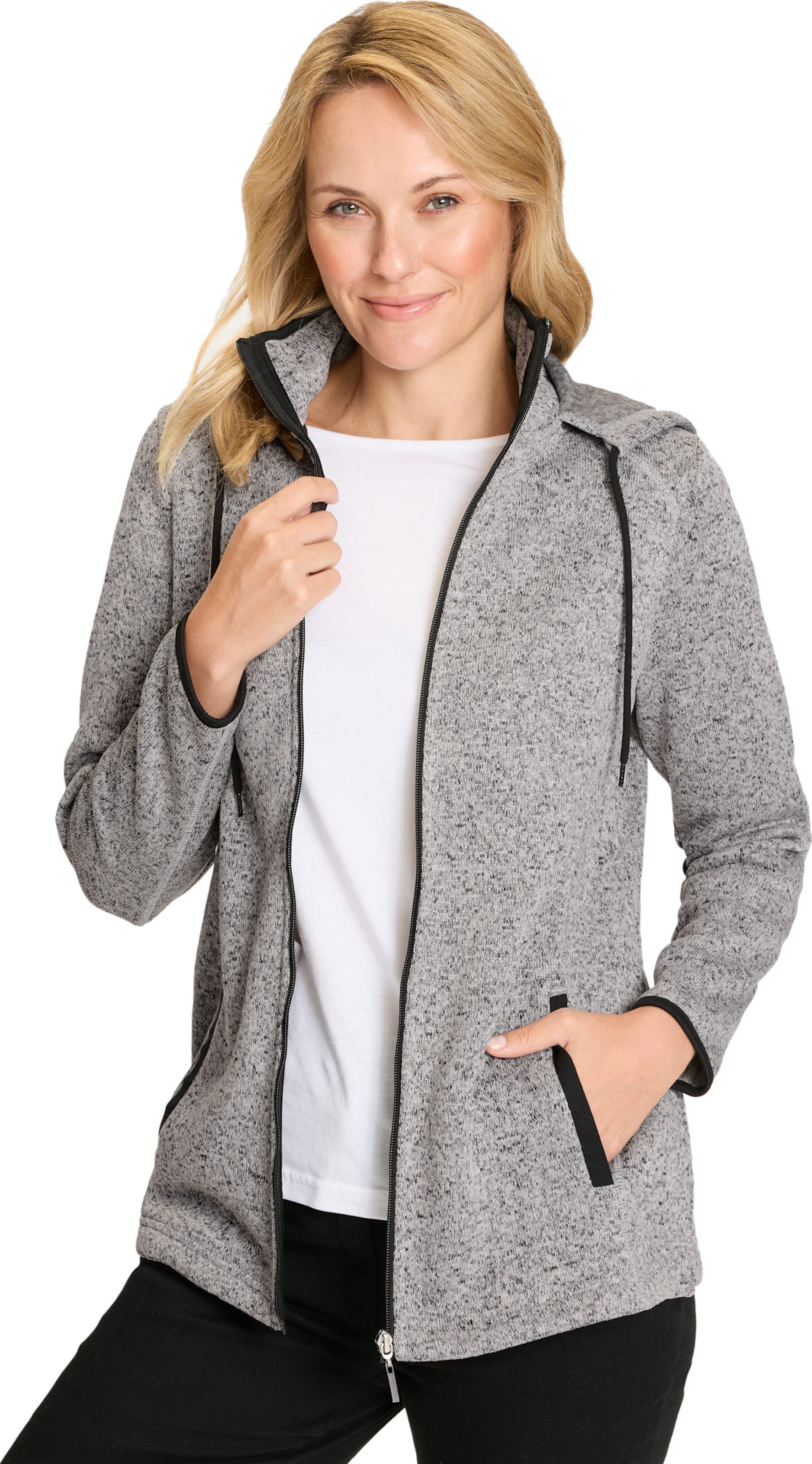 Strickfleecejacke