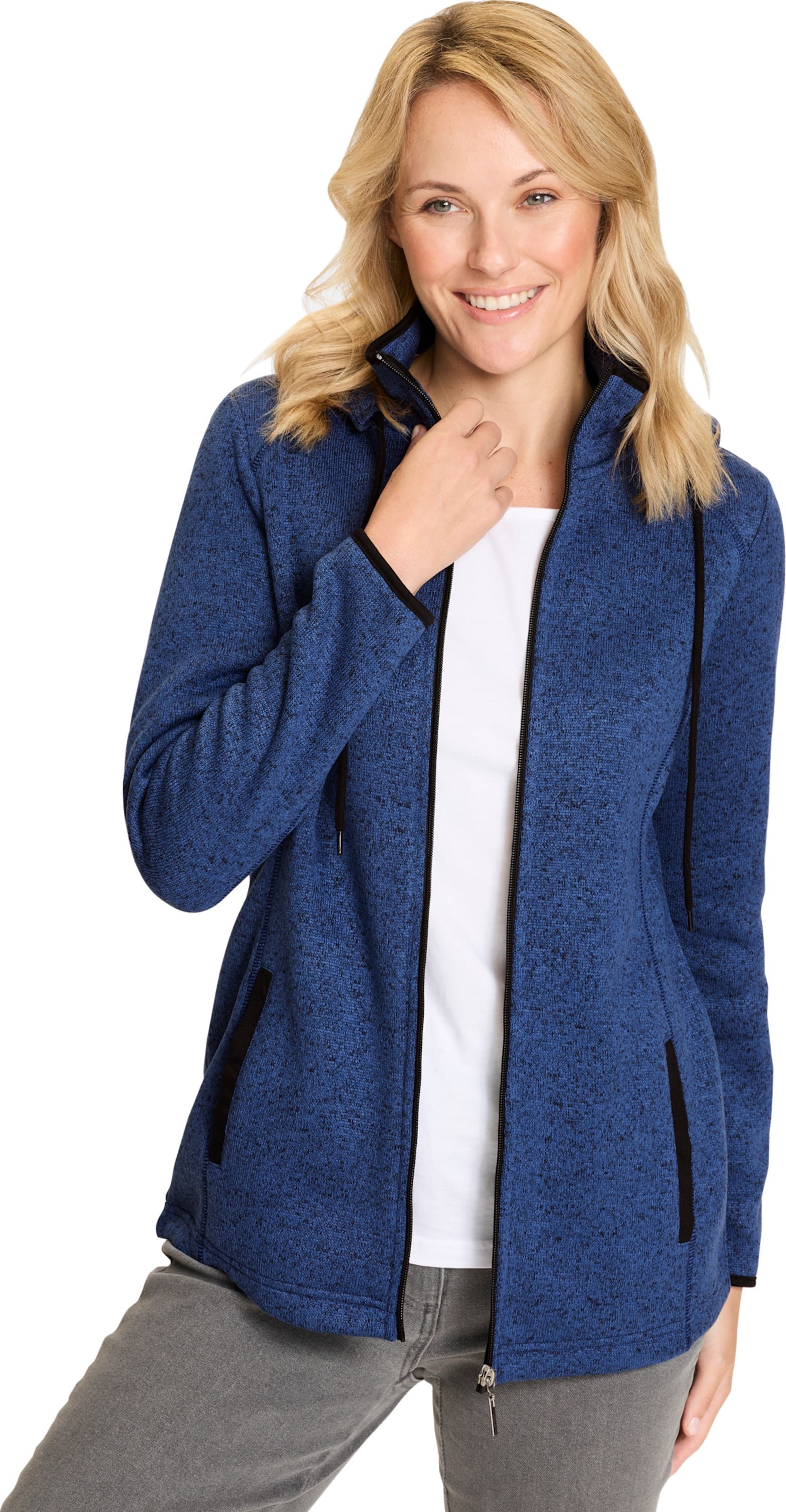 Strickfleecejacke