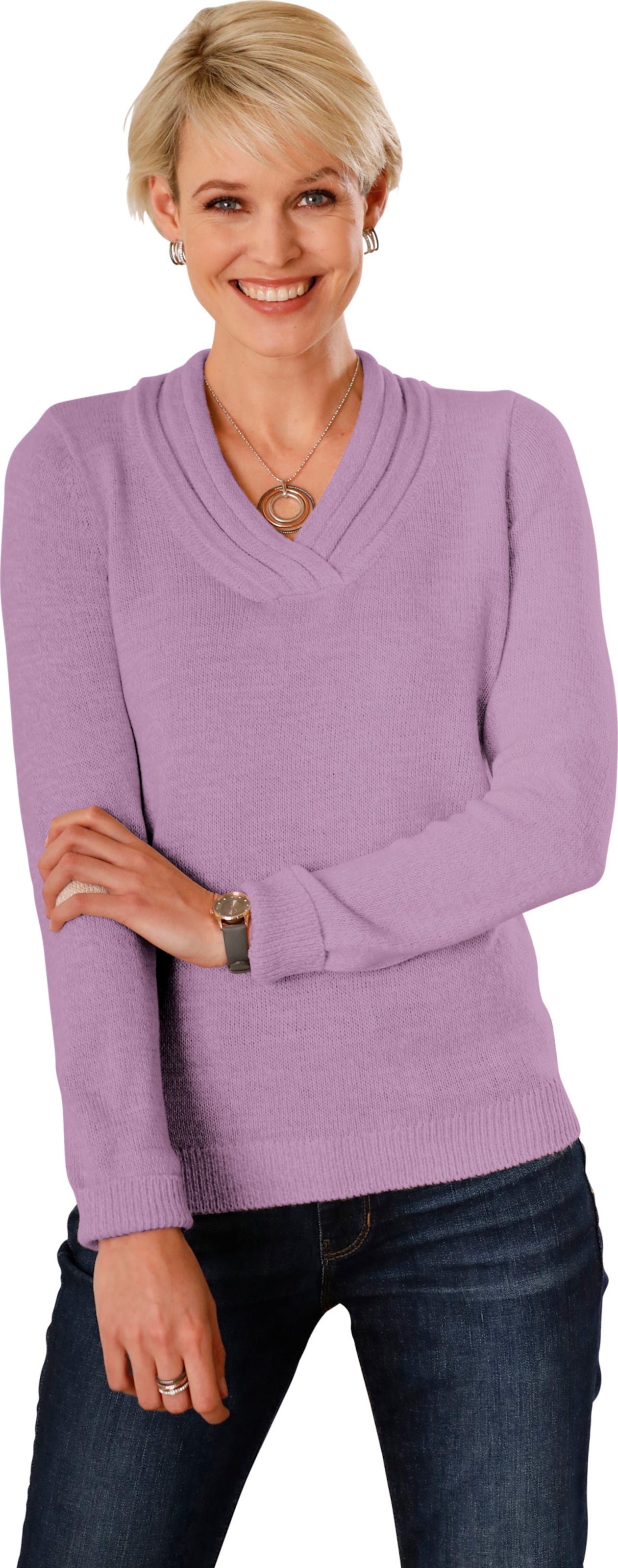 Thumbnail - V-Ausschnitt-Pullover