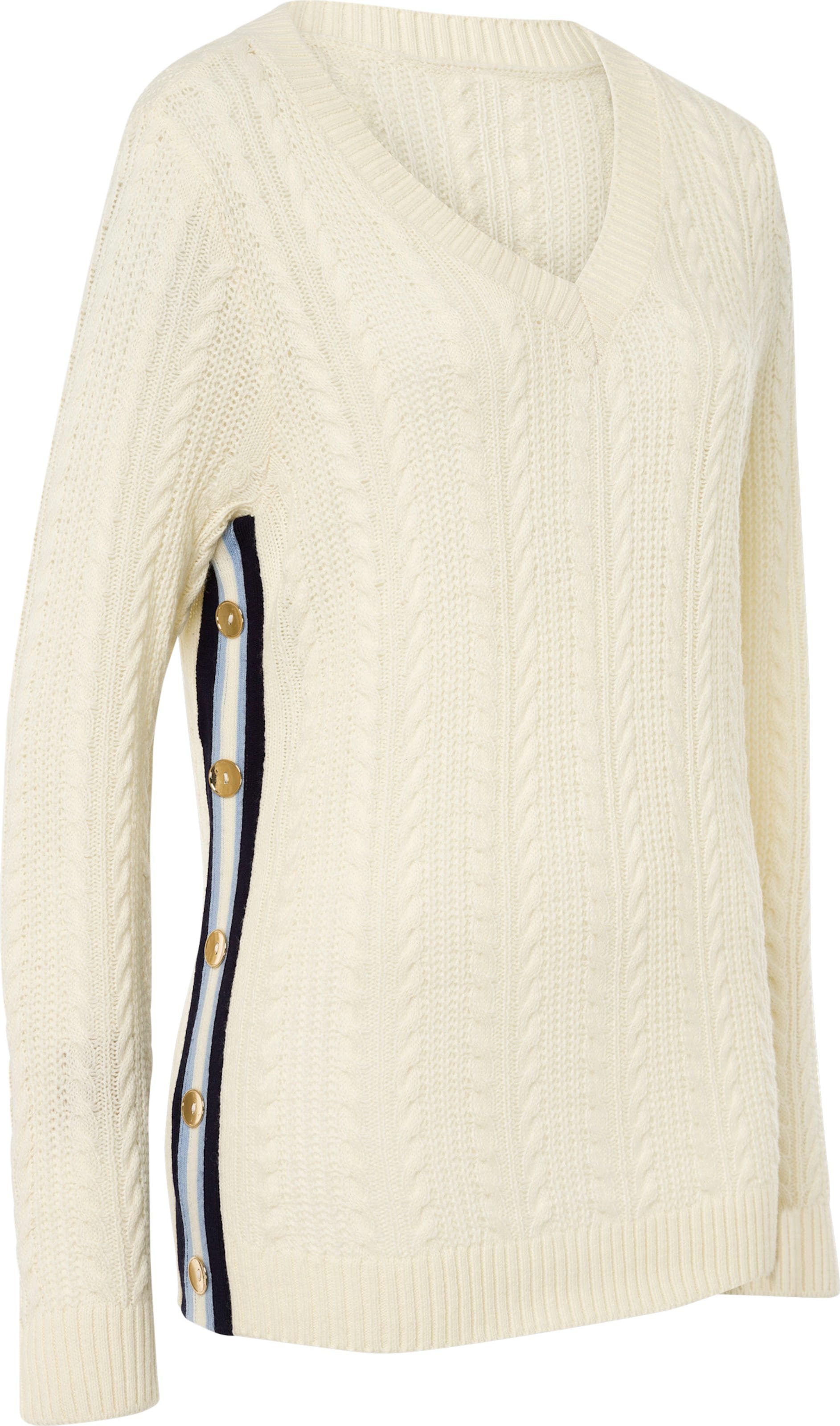 V-Ausschnitt-Pullover