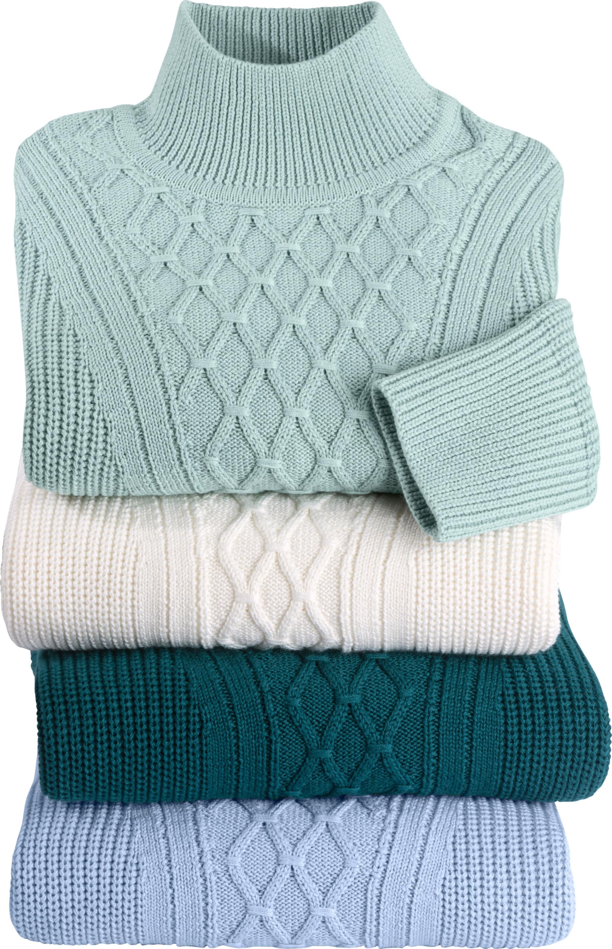 Thumbnail - Stehkragenpullover