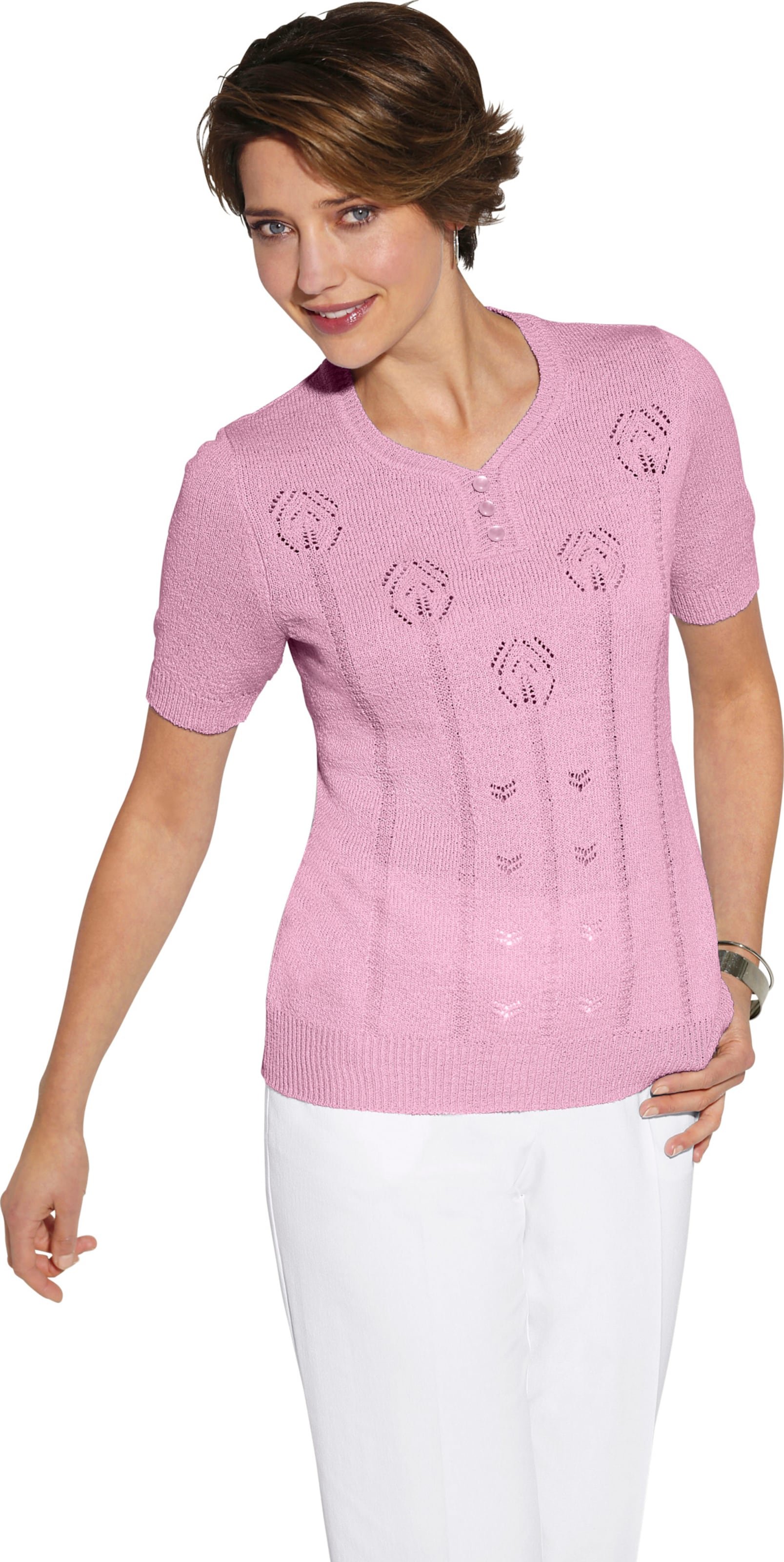 Thumbnail - V-Ausschnitt-Pullover