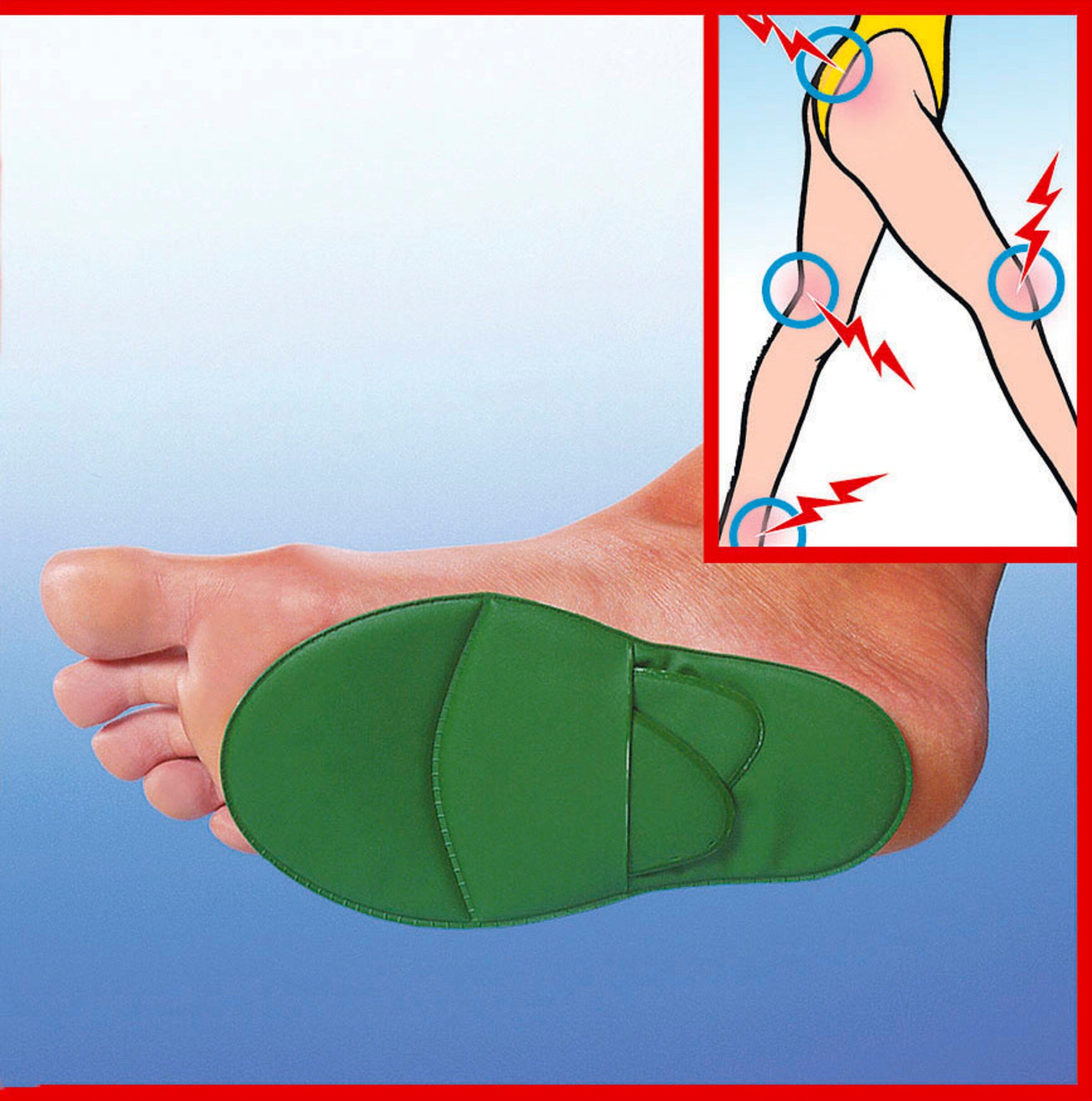 Luftkissen-Schuheinlage