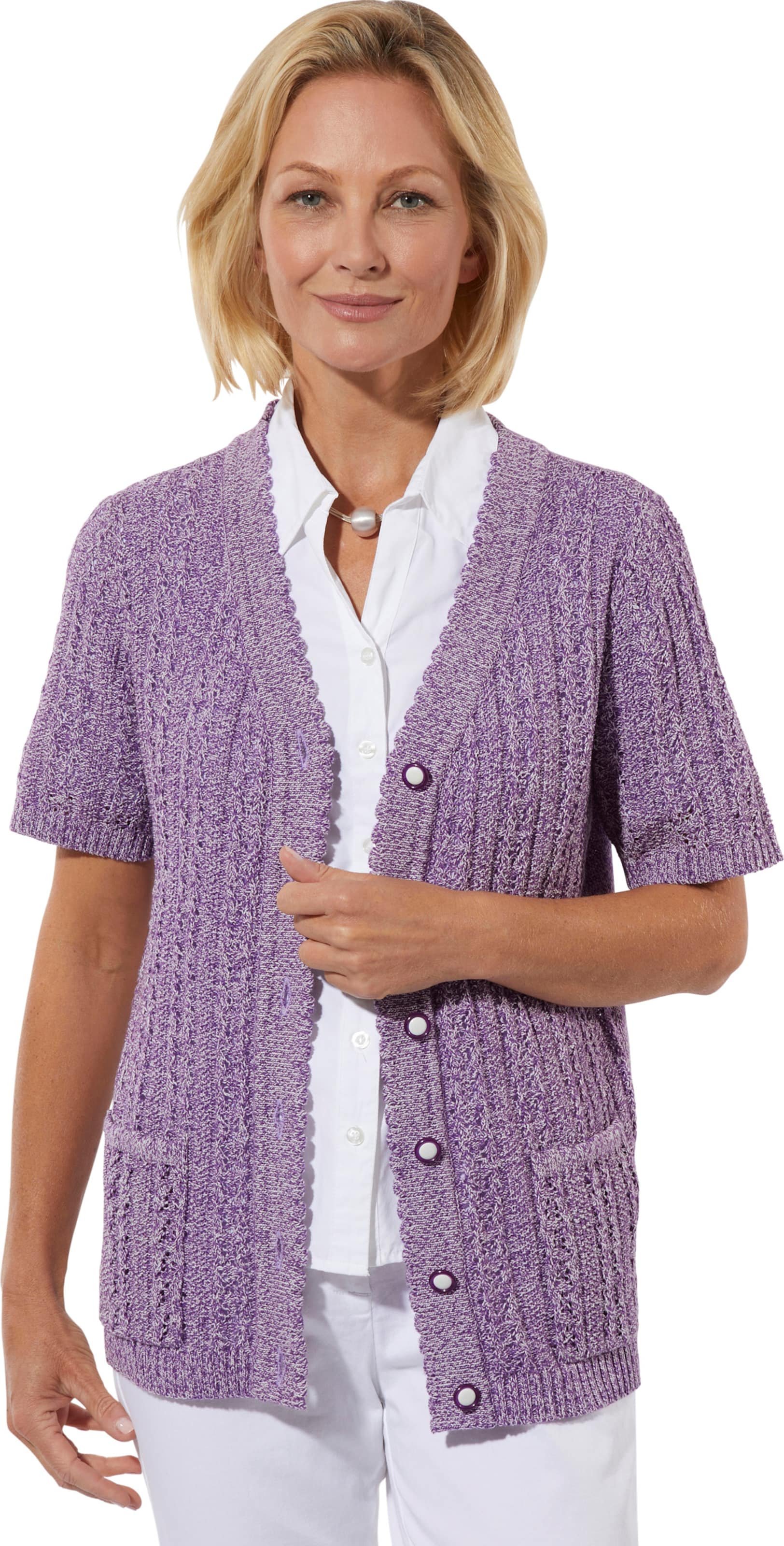 Thumbnail - Ajourstrickjacke