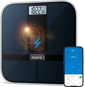 Thumbnail - RENPHO Personenwaage Elis Solar 2 Smart schwarz für max. 180,0 kg