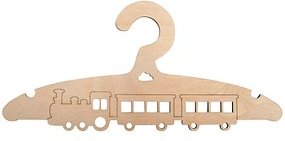 Thumbnail - Rayher Bastelholz natur Kleiderbügel Zug, 1 St.