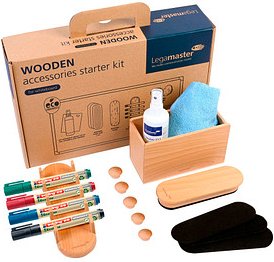 Legamaster Moderationszubehör WOODEN 17 Teile