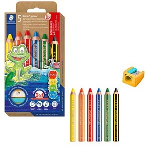 STAEDTLER Noris® junior 140 Buntstifte farbsortiert, 6 St.