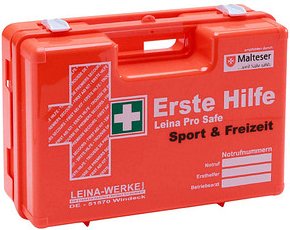 Thumbnail - LEINA-WERKE Erste-Hilfe-Koffer Pro Safe Sport & Freizeit DIN 13157 + Erweiterung orange