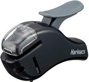 KOKUYO Klammerloses Heftgerät Harinacs SMALL+ matt-schwarz, 1 St.