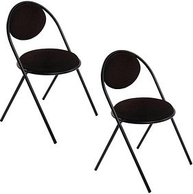 Thumbnail - 2 meet powered by PAPERFLOW Besucherstühle SATURNE CHSATX2DSC.01.01 schwarz Kunstleder