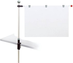 MAUL Planhalter DIN A1 silber Tischklemme, 1 St.