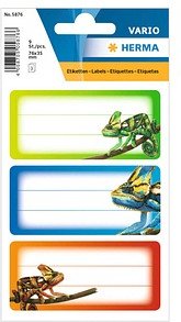 HERMA Schuletiketten 5876 Gecko, 9 Etiketten
