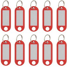 Thumbnail - WEDO Schlüsselanhänger rot, 10 St.