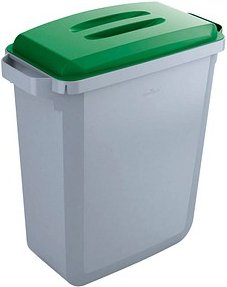 Thumbnail - DURABLE Durabin 60 Mülleimer 60,0 l grau, grün, 1 St.