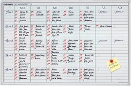 FRANKEN Monatsplaner, Monats-, Wochen-, Tageseinteilung 90,0 x 60,0 cm