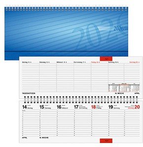 rido idé Tischquerkalender 2026, 1 St.