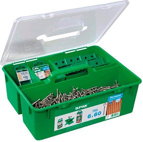 Thumbnail - SPAX® Terrassenschrauben-Sortiment GREEN BOX Terrasse 6x60 mm 5000009050009 6 mm x 60 mm