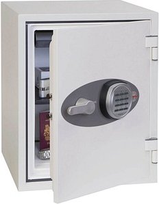 Thumbnail - phoenix Tresor Titan II FS1283E R2 mit Feuerschutz signalweiß 40,0 x 44,0 x 51,5 cm