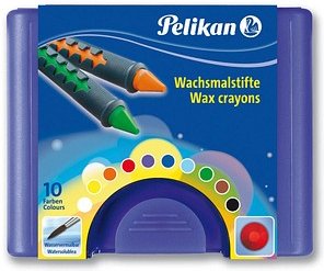Pelikan 655/10 Wachsmalstifte farbsortiert, 10 St.