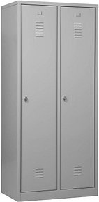 Gürkan Spind lichtgrau 104051, 2 Schließfächer 80,0 x 50,0 x 180,0 cm