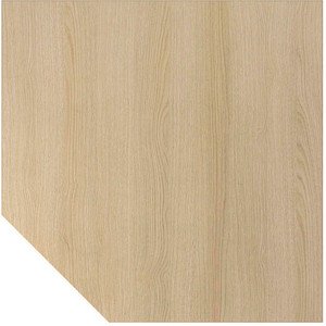 HAMMERBACHER Verbindungsplatte VXBT12 eiche, grafit Trapezform 120,0 x 120,0 x 2,5 cm