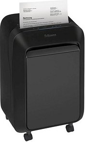 Fellowes Powershred LX210 Aktenvernichter mit Partikelschnitt P-4, 4 x 12 mm, bis 16 Blatt, schwarz