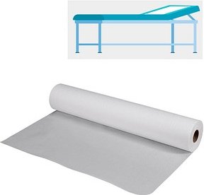 Thumbnail - Meditrade® Ärztekrepp ROLLICEL® 1-lagig weiß 55,0 cm x 50,0 m, 6 Rollen