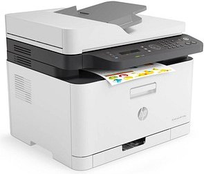 HP Color Laser MFP 179fwg 4 in 1 Farblaser-Multifunktionsdrucker grau