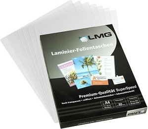Thumbnail - 100 LMG Fast-Foil Laminierfolien glänzend für A4 125 micron
