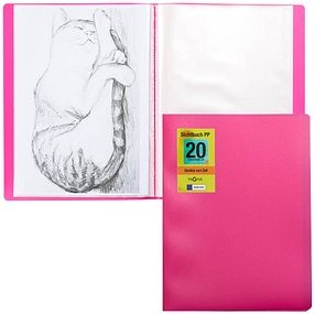 Thumbnail - PAGNA School Sichtbuch DIN A4, 20 Hüllen dunkelrosa, 1 St.