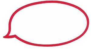 Moderationskarten weiß, rot 20,0 x 11,0 cm, 100 St.