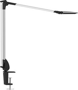 Thumbnail - MAUL MAULoptimus colour vario Schreibtischlampe silber 10 W mit Tischklemme
