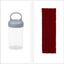 relaxdays Kühltücher 10027811_47 rot, 2 St.