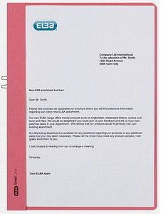 Thumbnail - ELBA Klemmhefter rot, 50 St.