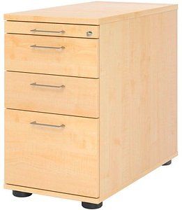 HAMMERBACHER Solid SC40 Standcontainer ahorn 4 Auszüge 42,8 x 80,0 x 72,0 - 76,0 cm