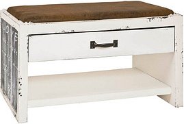 HAKU Möbel Schuhbank 30906 vintage Holz 72,0 cm