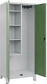 CP Putzmittelschrank Classic Plus 080110-02 S10020 lichtgrau, resedagrün 80,0 x 50,0 x 195,0 cm, aufgebaut, 1 St.