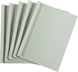 Thumbnail - 50 LMG Thermo-Bindemappen Premium weiß Karton für 5 - 15 Blatt