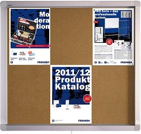 Thumbnail - FRANKEN Schaukasten ECO silber 6x DIN A4 70,4 x 4,5 x 75,0 cm, 1 St.