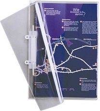 25 DURABLE Präsentationshefter transparent DIN A4