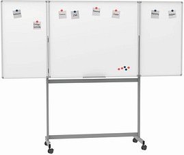 MAUL mobiles Whiteboard MAULstandard 150,0 x 100,0 cm weiß kunststoffbeschichteter Stahl