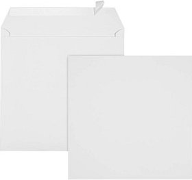 ÖKI Briefumschläge quadratisch ohne Fenster weiß haftklebend 500 St.